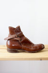 Wraparound Leather Booties 6-6 1/2