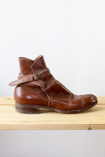 Wraparound Leather Booties 6-6 1/2