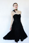 Ellyn Velvet Bustier Dress M