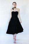 Ellyn Velvet Bustier Dress M