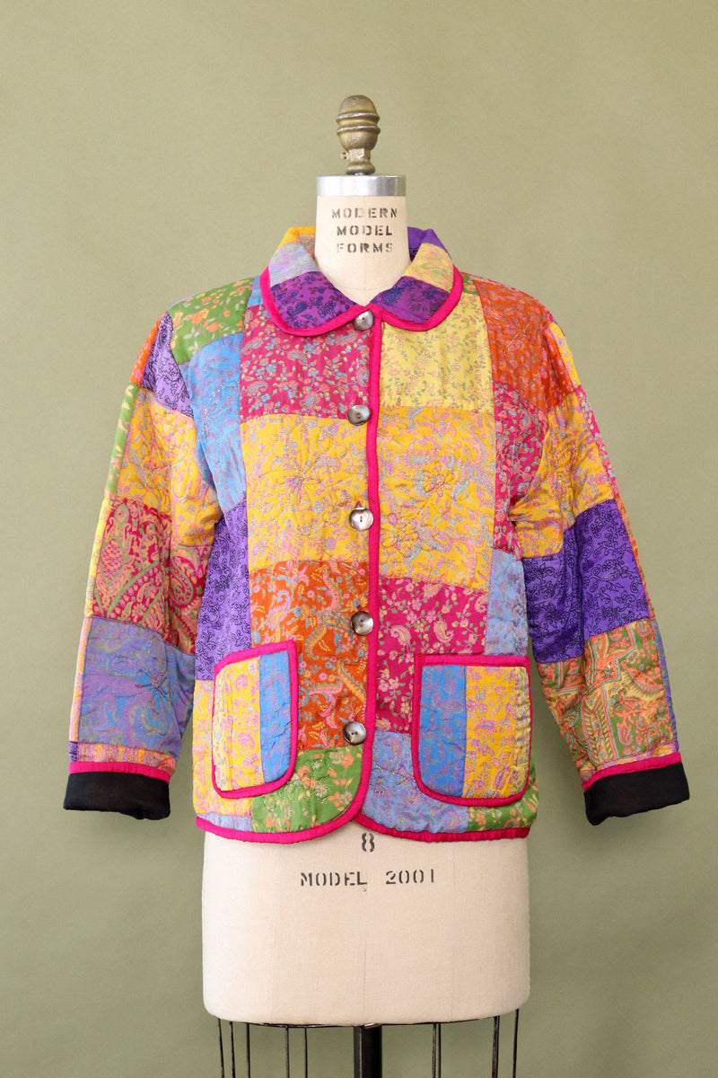 Willow Silk Patchwork Jacket S/M