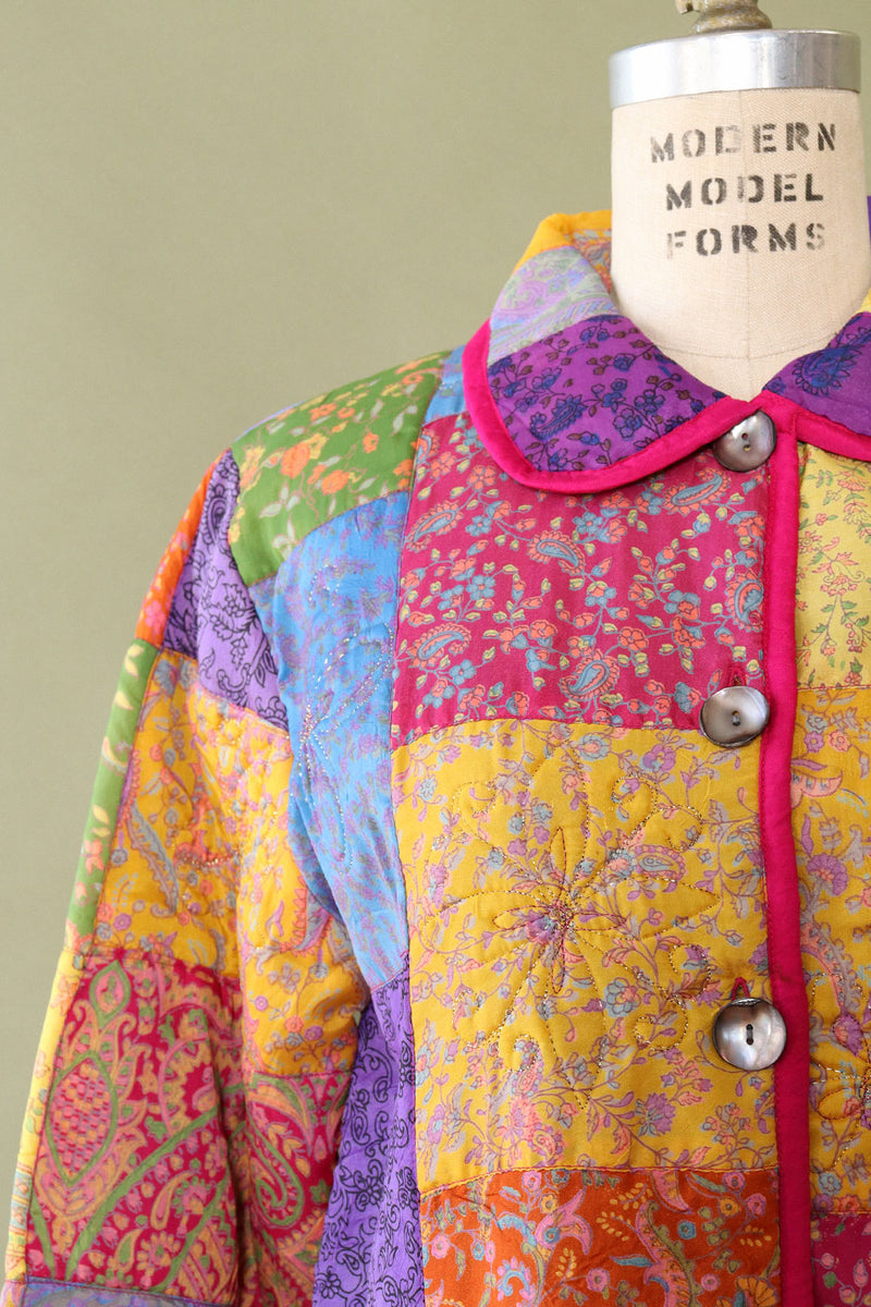 Willow Silk Patchwork Jacket S/M