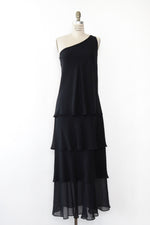 St. John Layered Silk Chiffon Dress S-S/M