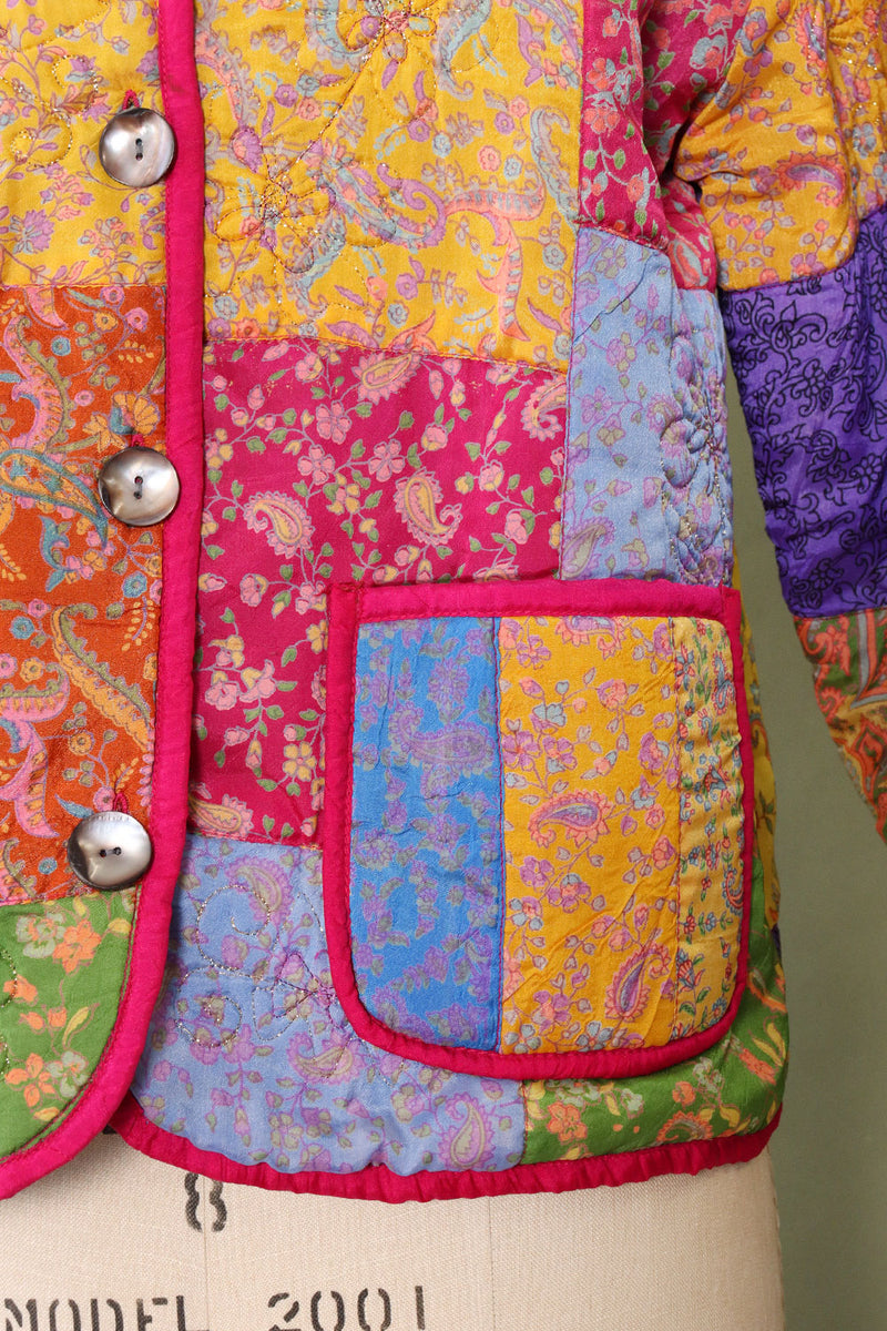 Willow Silk Patchwork Jacket S/M