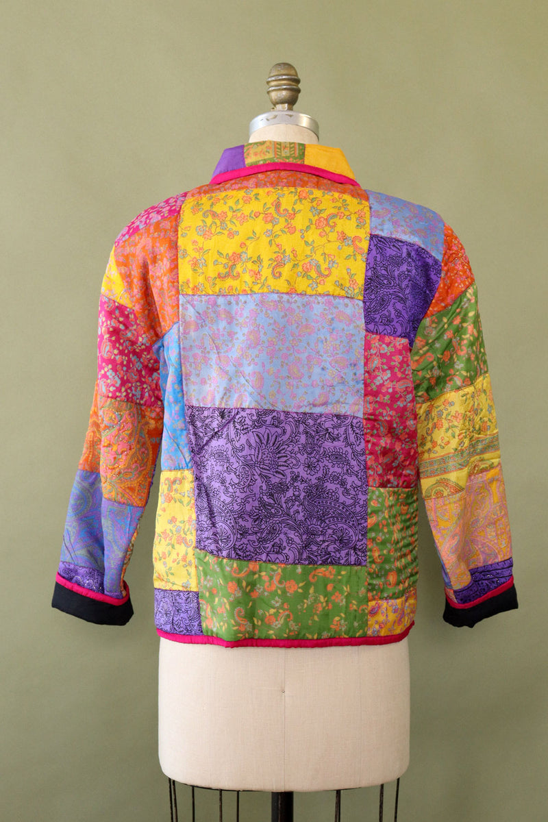 Willow Silk Patchwork Jacket S/M