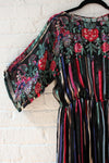Silk Farm Chiffon Mix Print Dress S/M