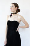 Ellyn Velvet Bustier Dress M