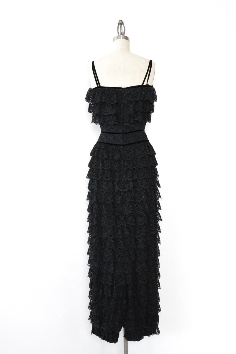McClintock Ruffled Lace Maxi S