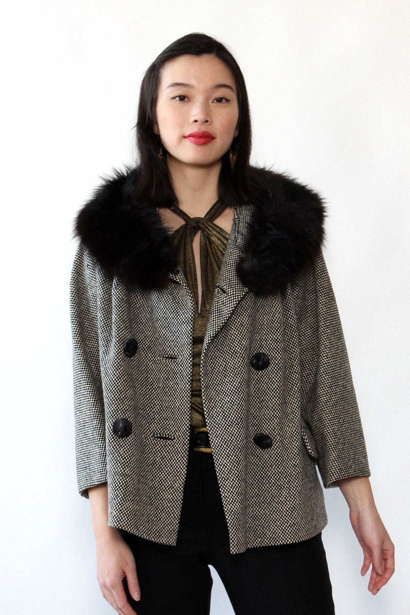 Memphis Fur Collar Jacket S/M