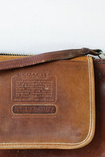 70s Coach NYC Chocolate Leather Bag