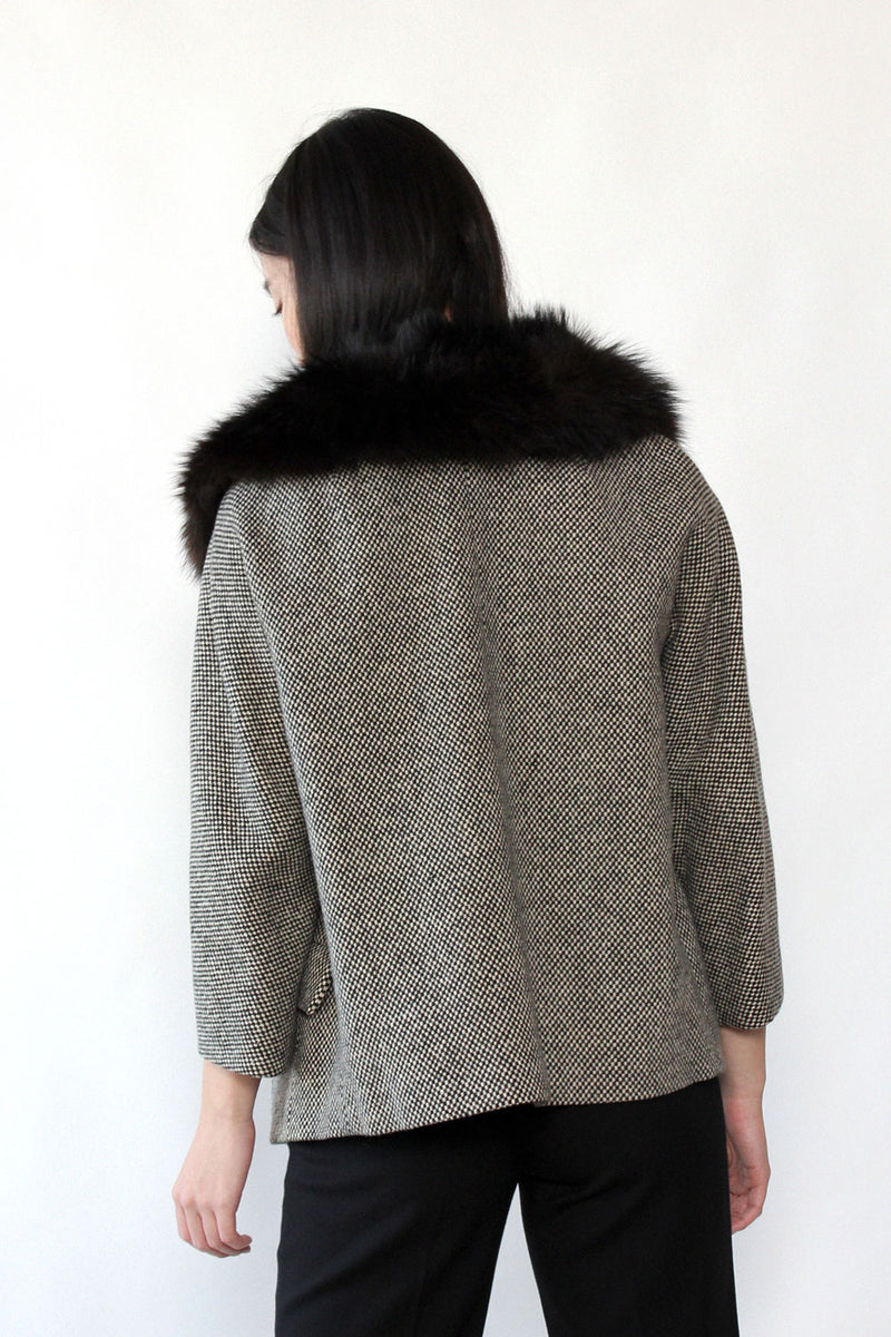 Memphis Fur Collar Jacket S/M