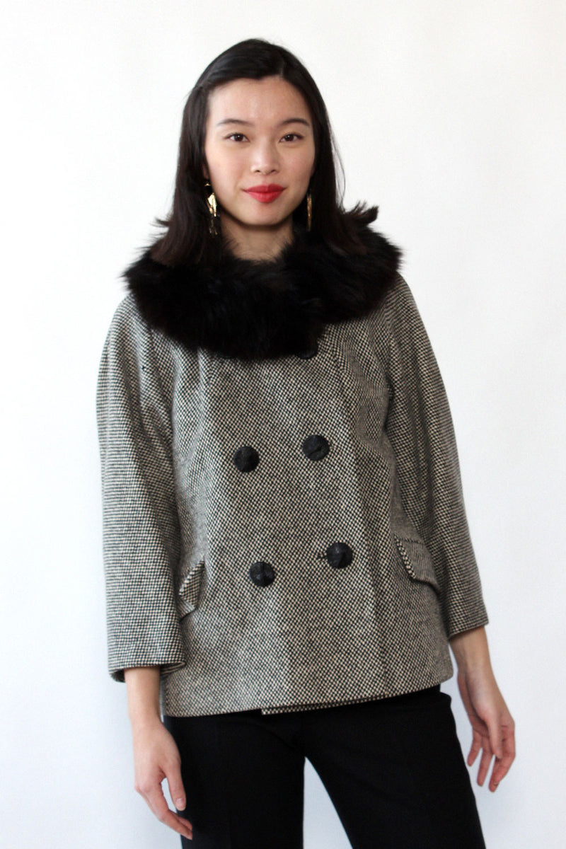 Memphis Fur Collar Jacket S/M