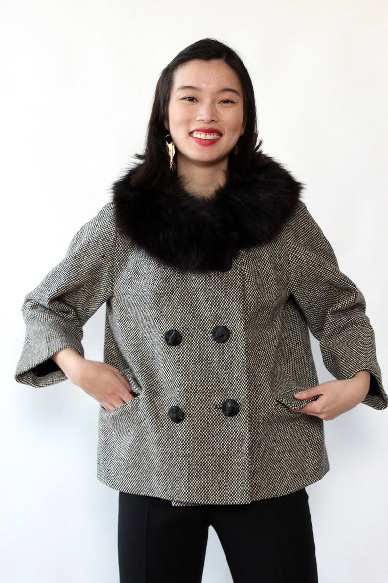 Memphis Fur Collar Jacket S/M