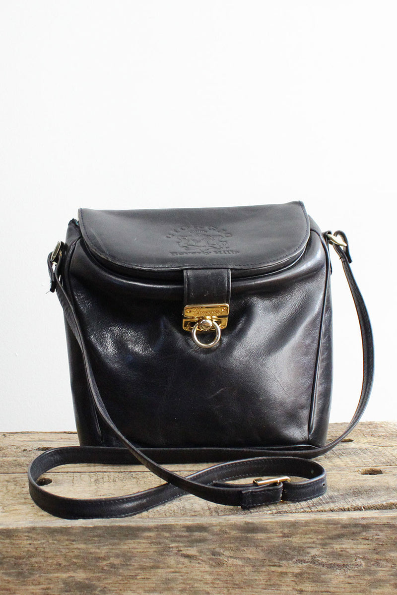Giorgio Leather Bucket Bag