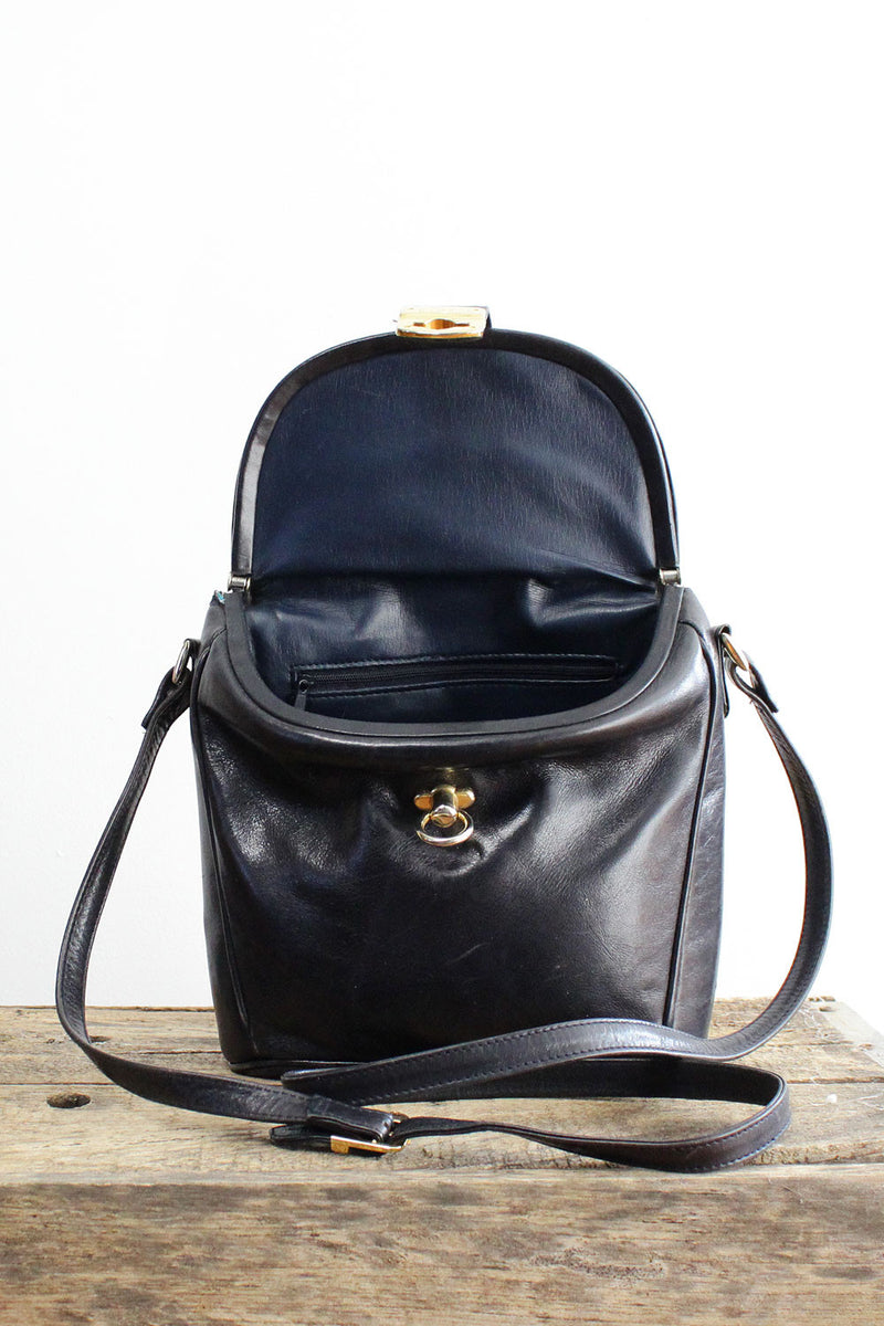Giorgio Leather Bucket Bag