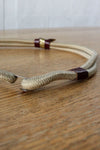 Hammered Brass Rope Belt