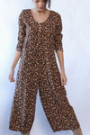 Cocoa Ditsy Floral Jumpsuit M