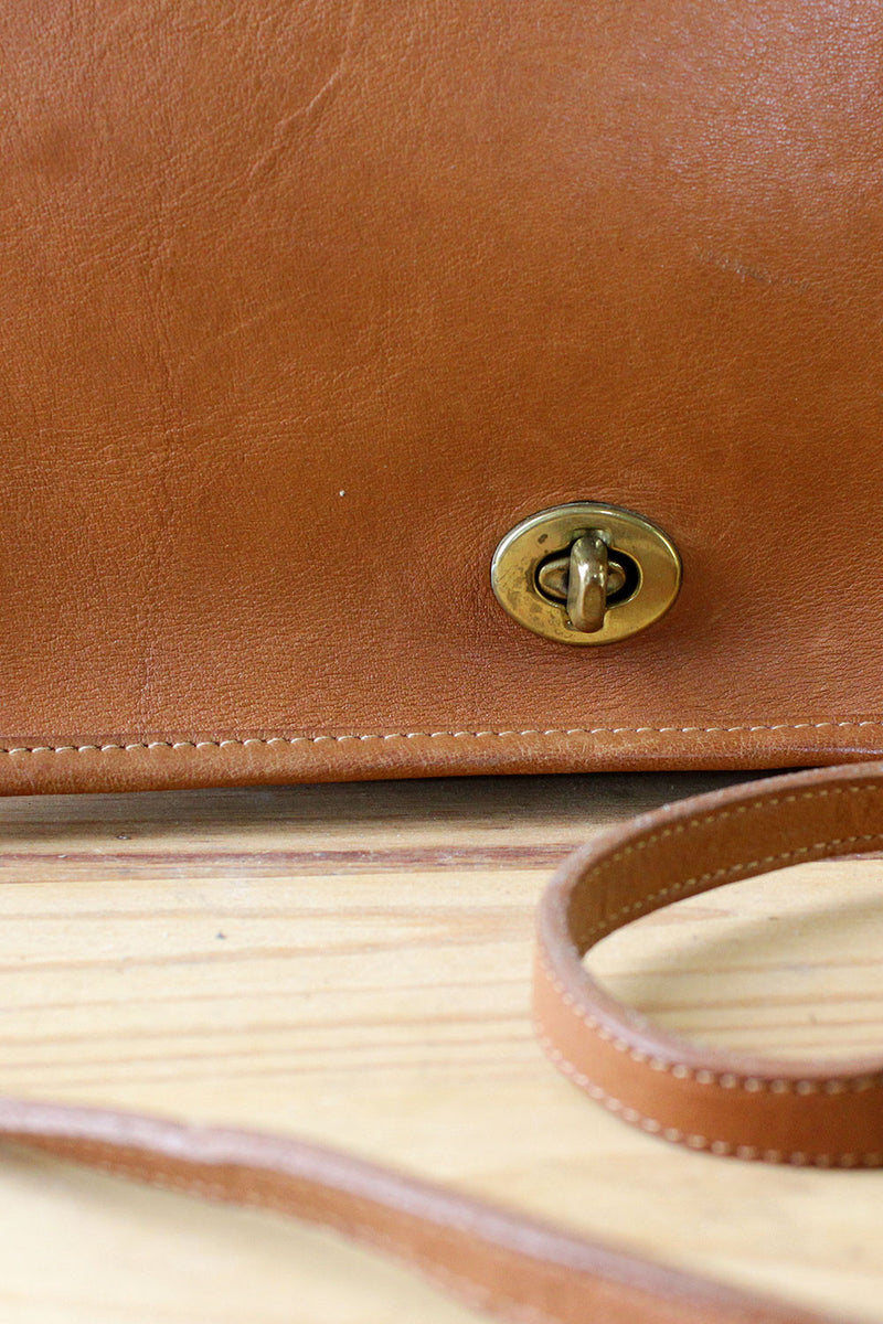 Coach Camel Leather Crossbody