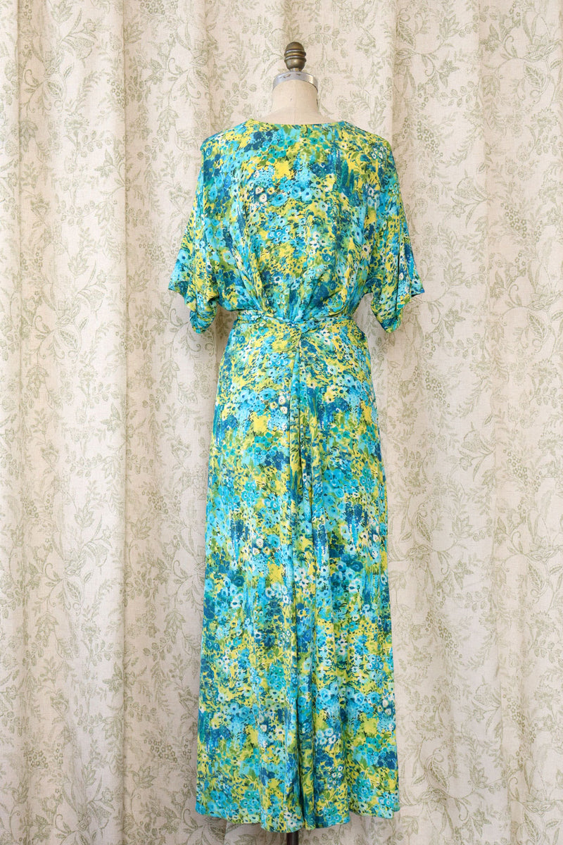Painterly Gardens Sweep Dress L/XL