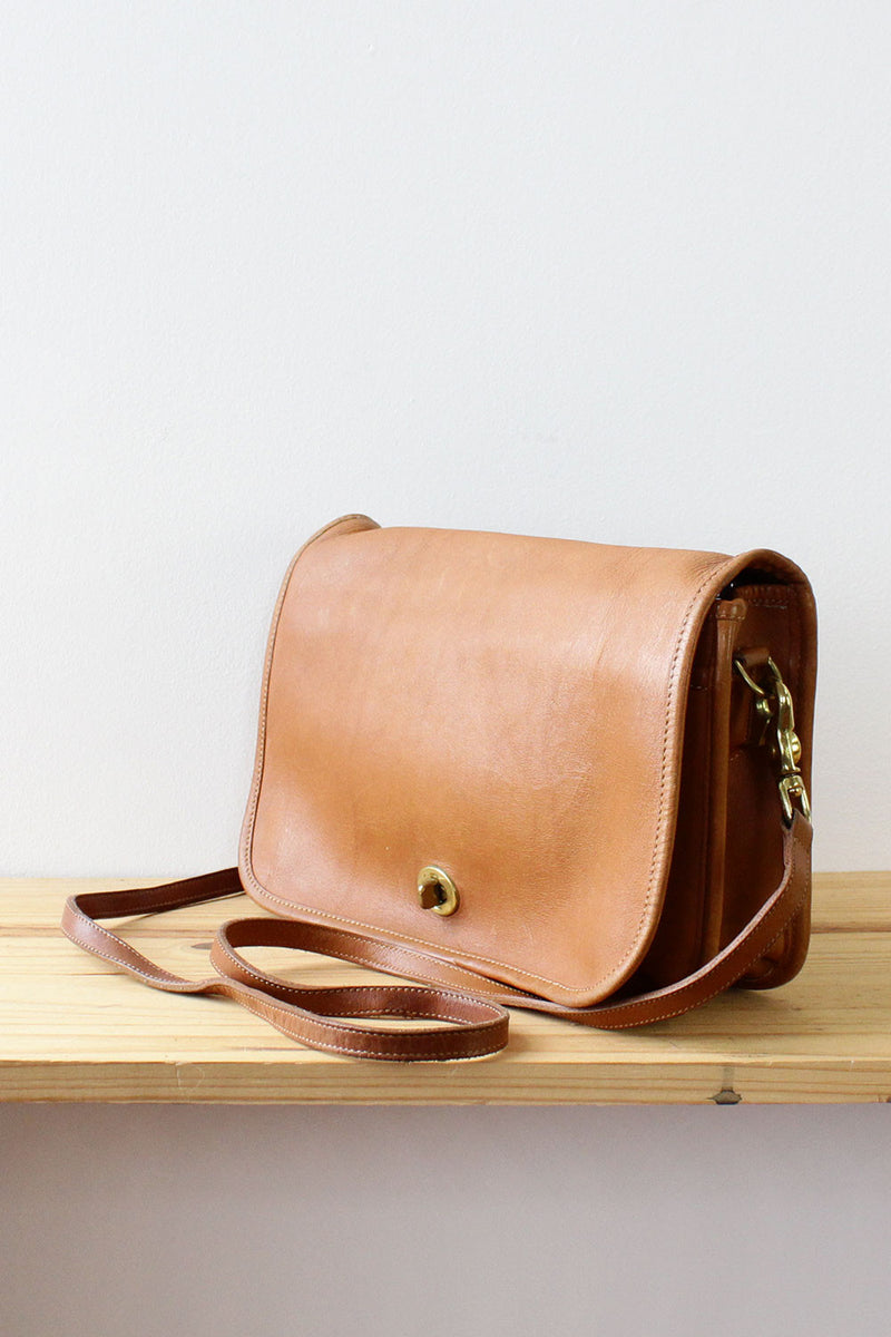 Coach camel crossbody Clearance