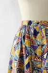 Jaeger Prism Print Skirt XS
