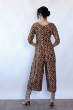Cocoa Ditsy Floral Jumpsuit M