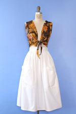 Jungle Wrap Crop Top L