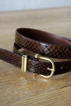 Jana Snakeskin Belt