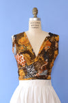 Jungle Wrap Crop Top L