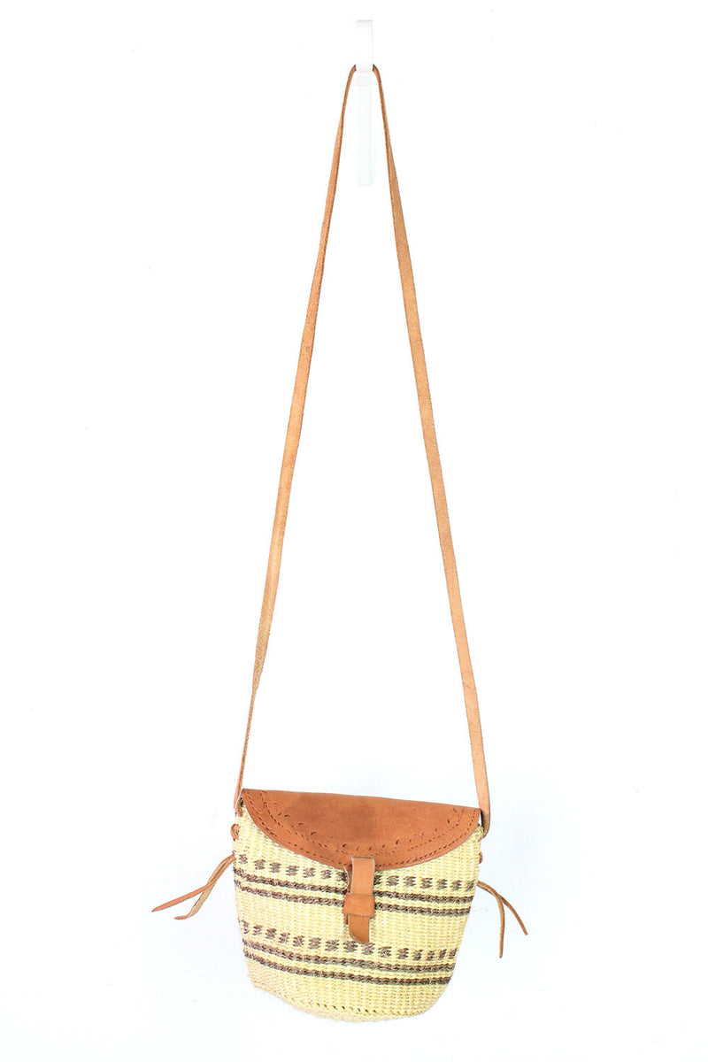 Venice Crossbody Straw Bag