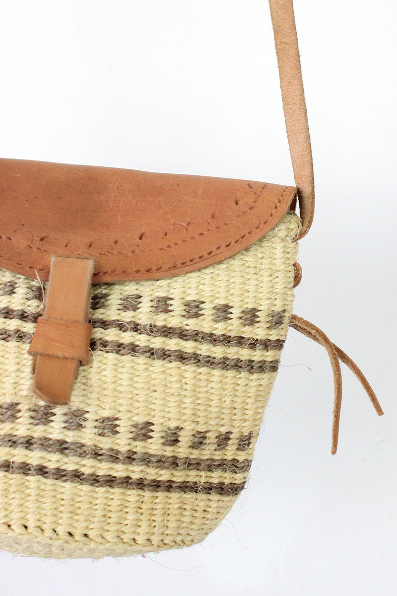 Venice Crossbody Straw Bag