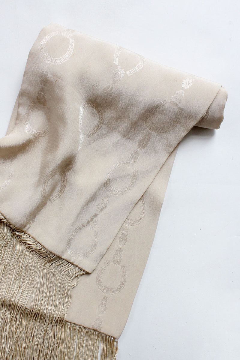 Gucci Ivory Silk Stole