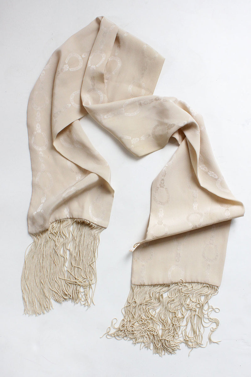 Gucci Ivory Silk Stole