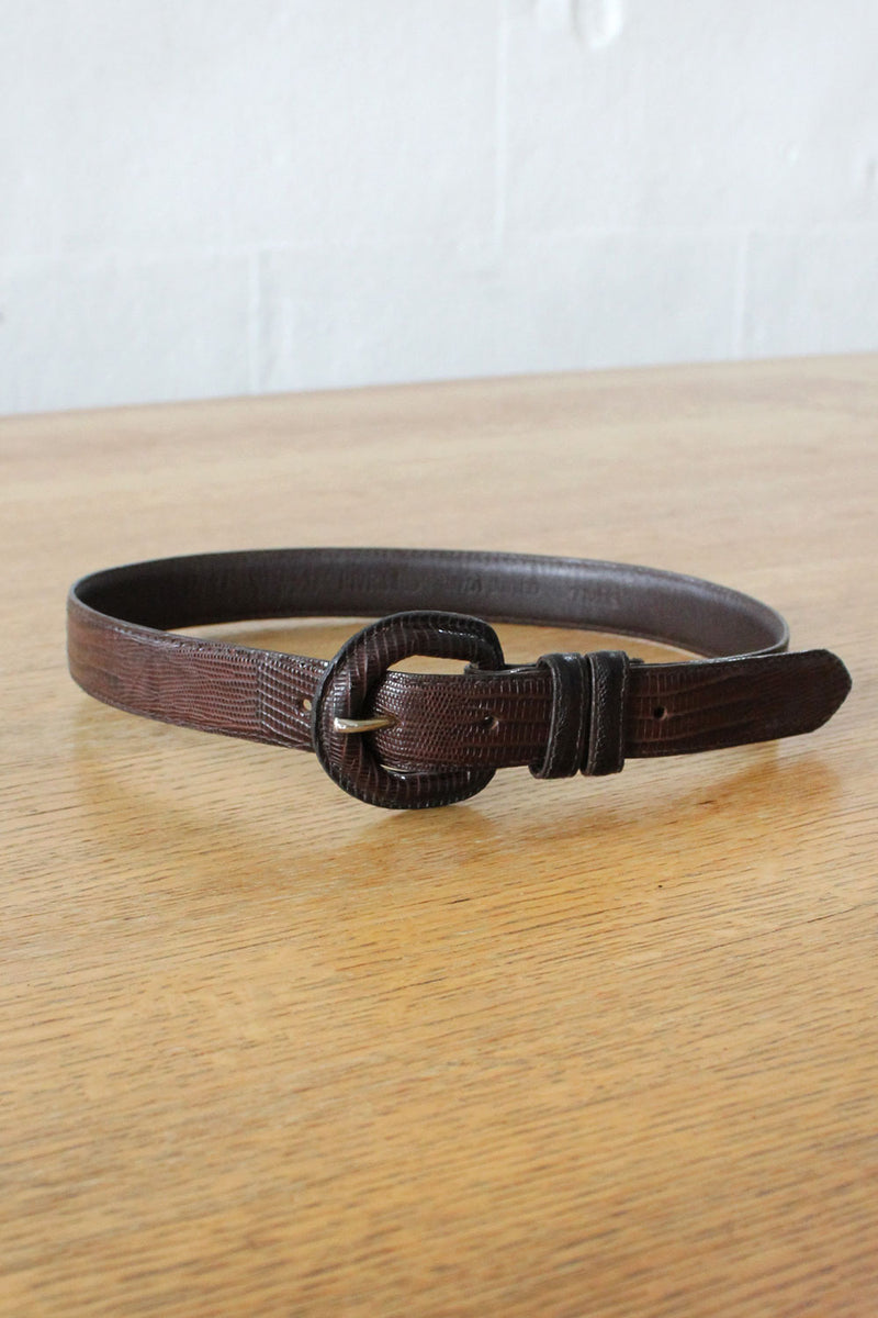 Cipriani Skinny Lizard Belt