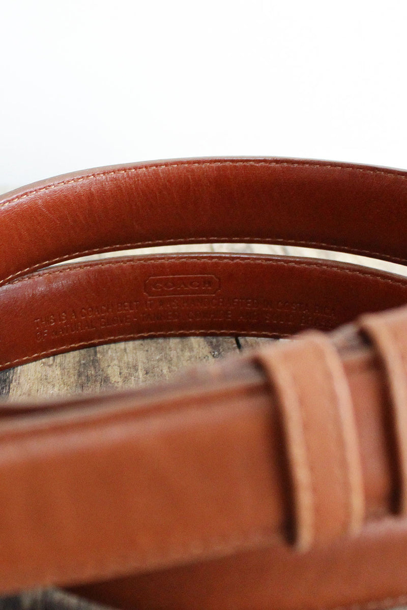 Coach Chestnut Belt