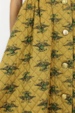 Mr. Mort Quilted Deep-V Dress XS