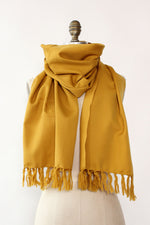 Basile Italian Mustard Wool Shawl