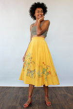 Sandeze Handpainted Circle Skirt XS