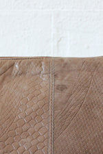 Mixed Embossed Clutch