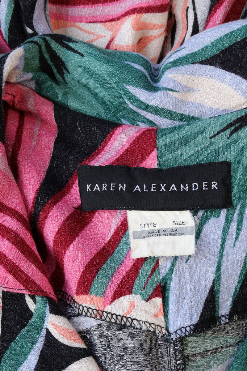 Karen Alexander Lost in the Tropics Flare Dress XS/S