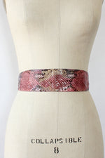 Ombré Snakeskin Wrap Belt