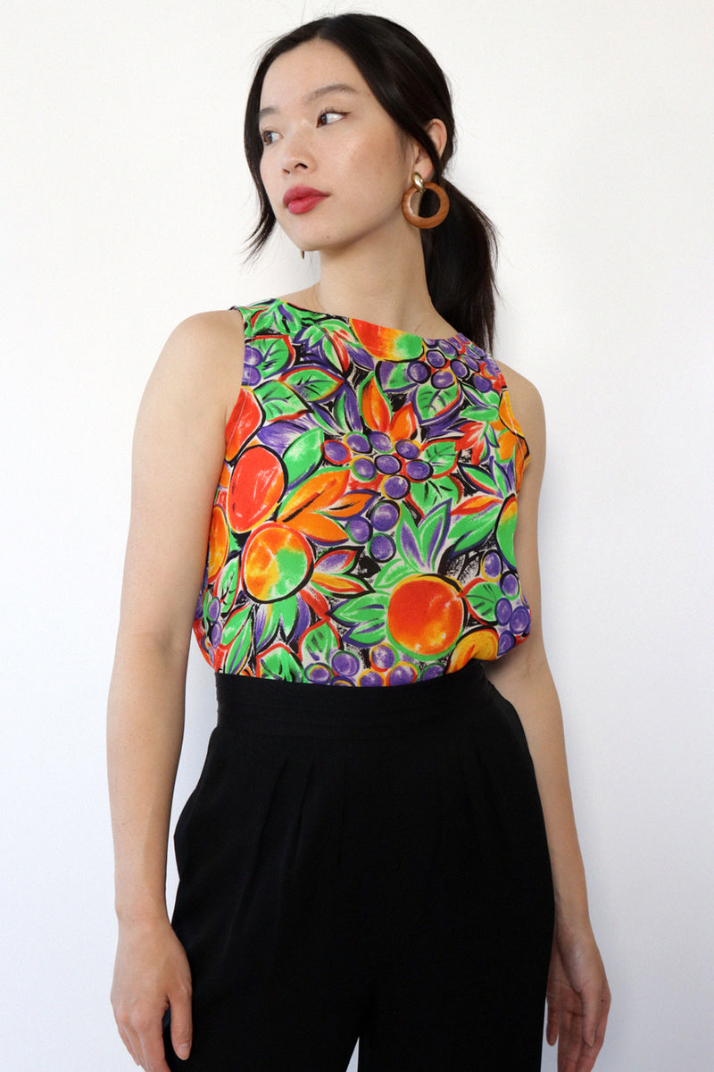 Fruity Print Tank S/M