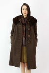 vintage wool and mink coat