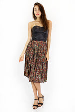 Jaeger Aztec Silk Skirt M