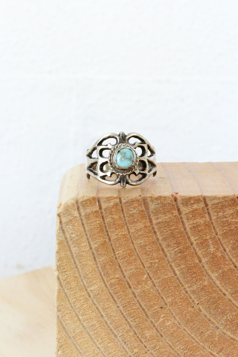 Blossoming Turquoise Ring