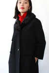 Mod Wool Fur Collar Coat S/M