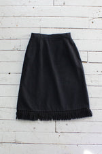 Full Fringe Pencil Skirt XS