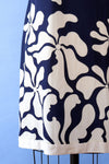 Wavy Flower Knit Shift L