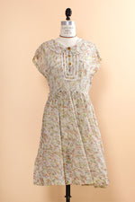 Sheer Squiggle Dress S/M