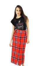 high waist suspender skirt